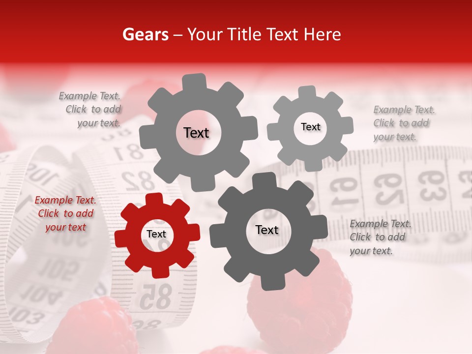 Number Background Vitality PowerPoint Template