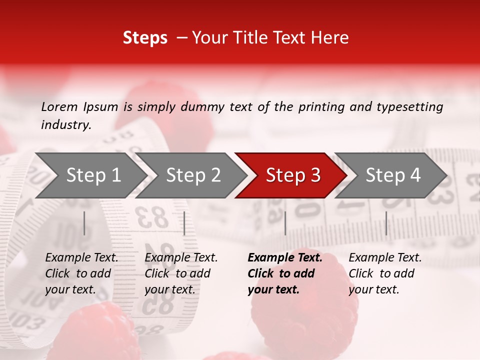 Number Background Vitality PowerPoint Template
