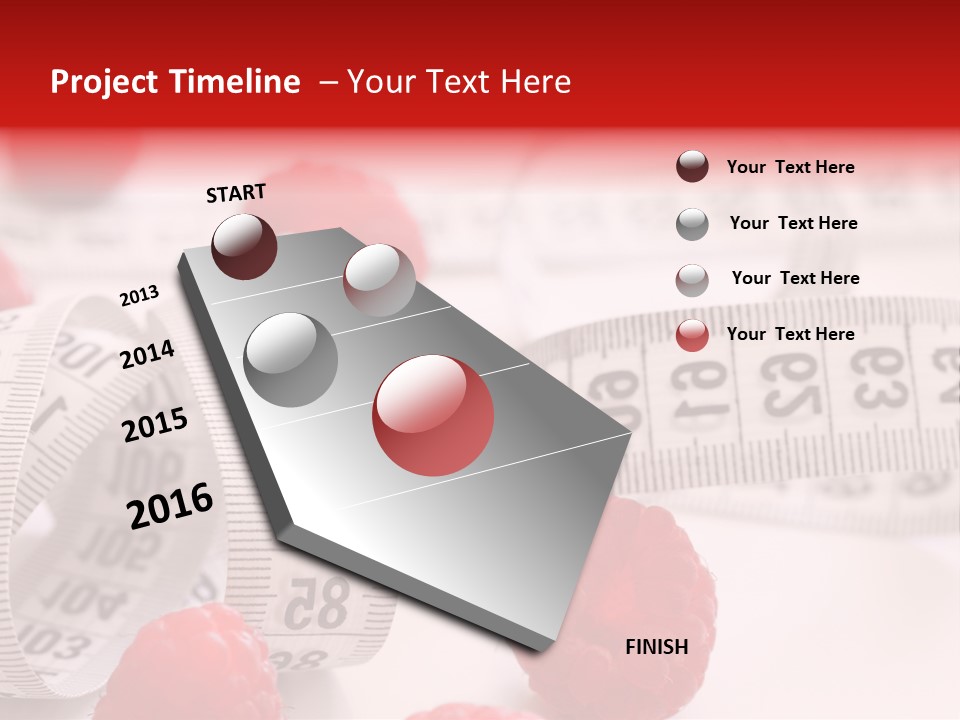 Number Background Vitality PowerPoint Template