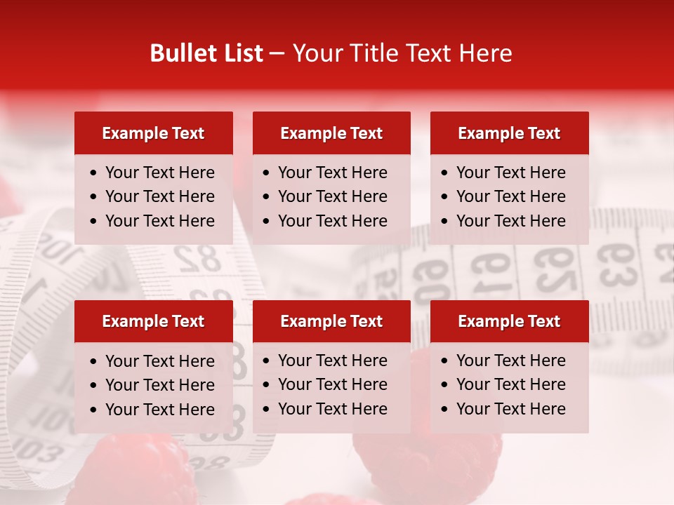 Number Background Vitality PowerPoint Template