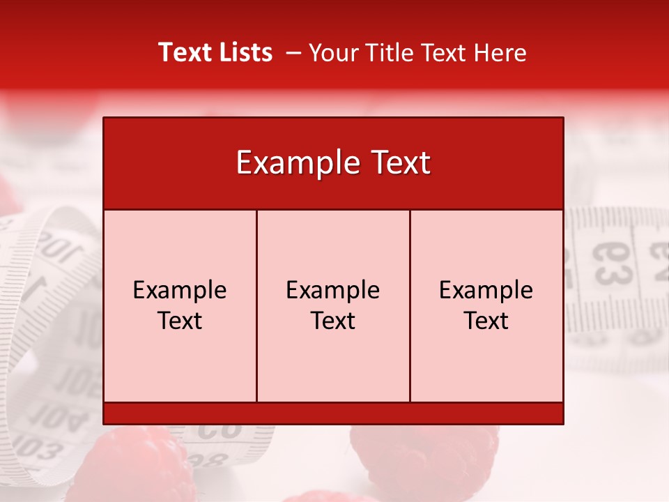 Number Background Vitality PowerPoint Template