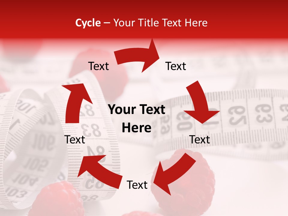 Number Background Vitality PowerPoint Template