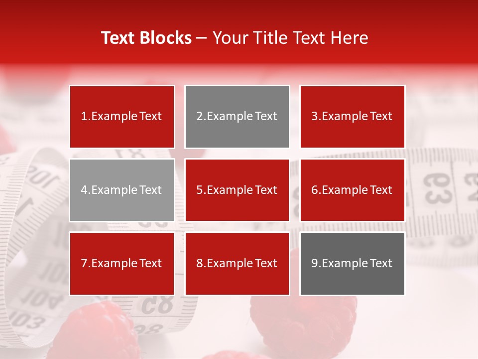 Number Background Vitality PowerPoint Template