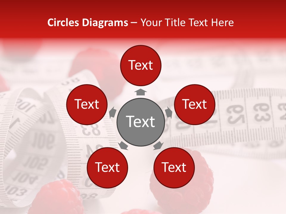 Number Background Vitality PowerPoint Template