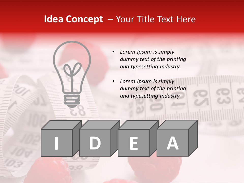 Number Background Vitality PowerPoint Template