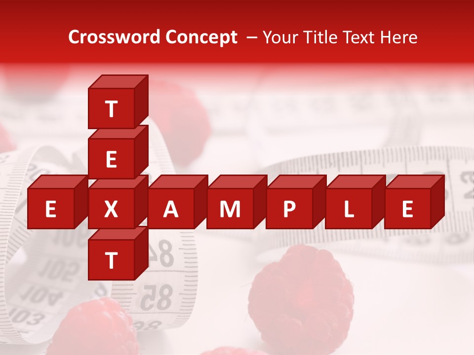 Number Background Vitality PowerPoint Template