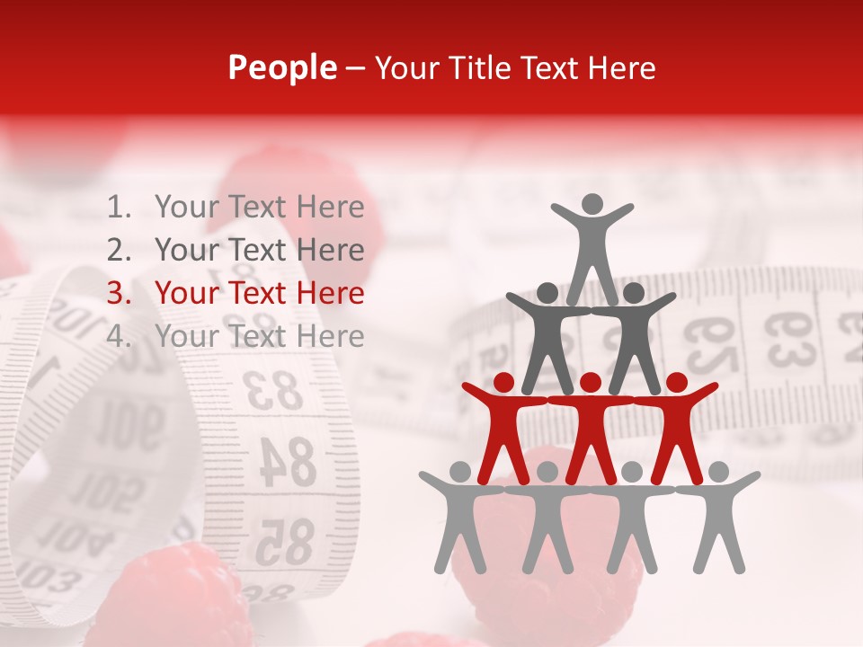 Number Background Vitality PowerPoint Template