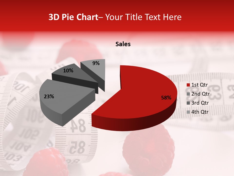 Number Background Vitality PowerPoint Template