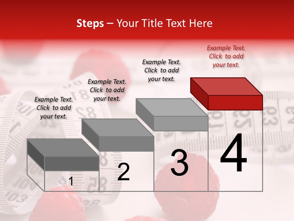 Number Background Vitality PowerPoint Template