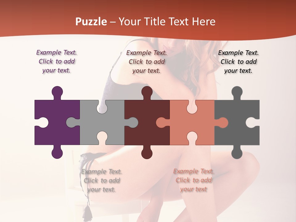 Apparel Shot Lace PowerPoint Template