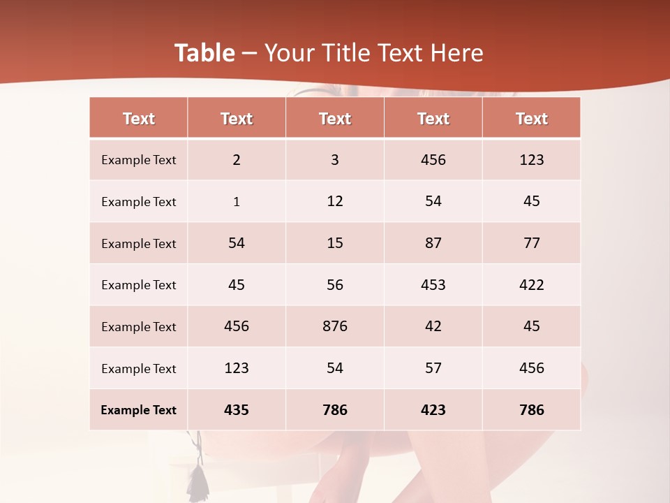 Apparel Shot Lace PowerPoint Template