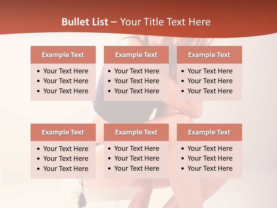 Apparel Shot Lace PowerPoint Template