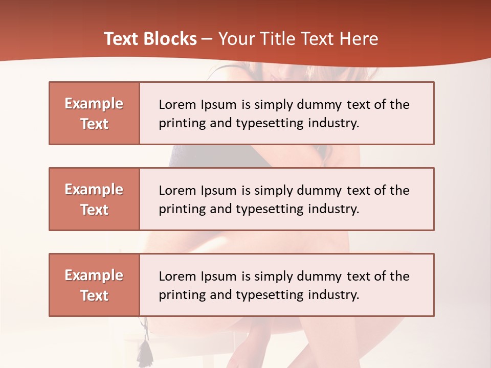 Apparel Shot Lace PowerPoint Template