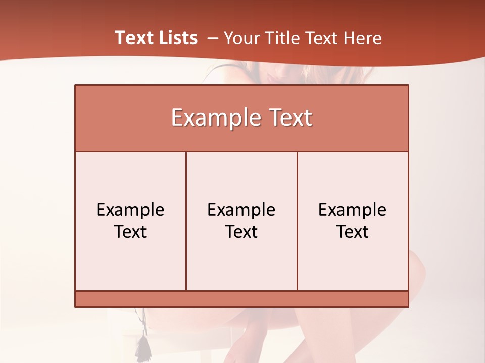 Apparel Shot Lace PowerPoint Template