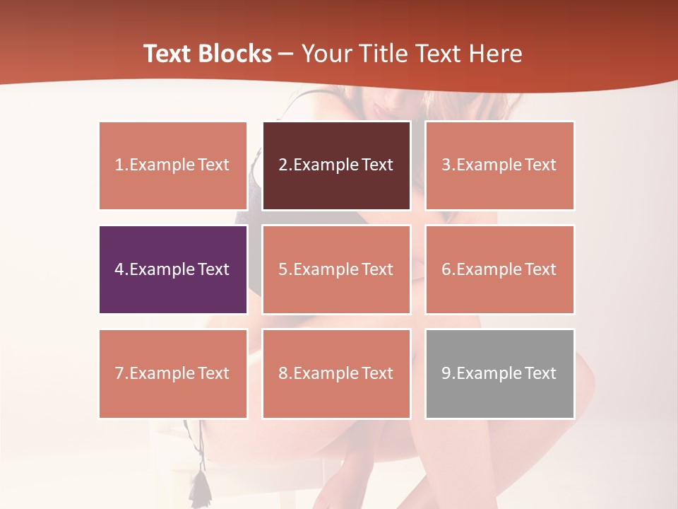 Apparel Shot Lace PowerPoint Template