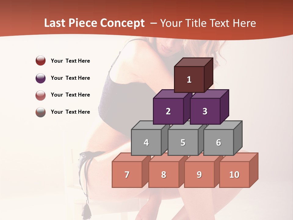 Apparel Shot Lace PowerPoint Template