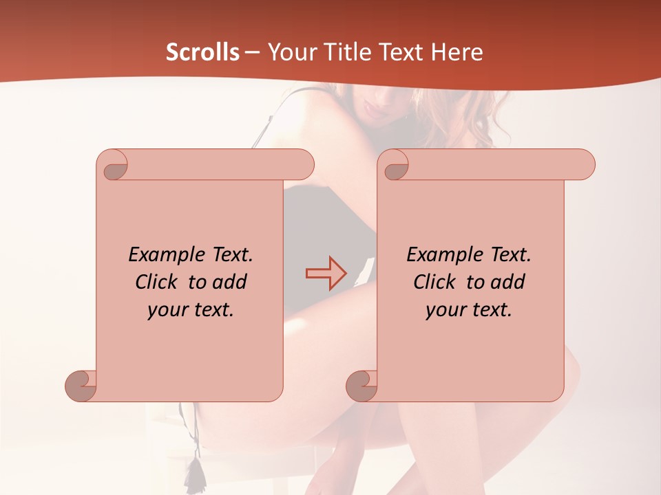 Apparel Shot Lace PowerPoint Template