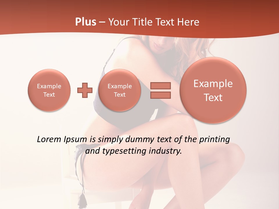 Apparel Shot Lace PowerPoint Template