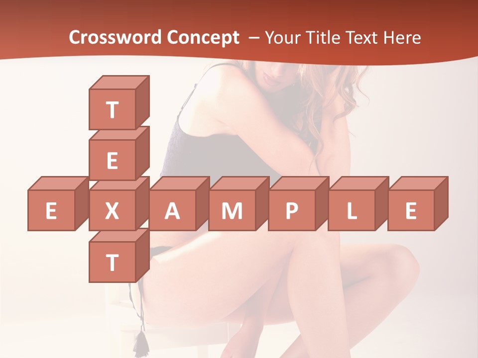 Apparel Shot Lace PowerPoint Template