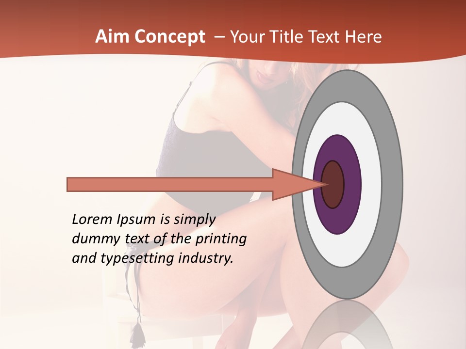 Apparel Shot Lace PowerPoint Template