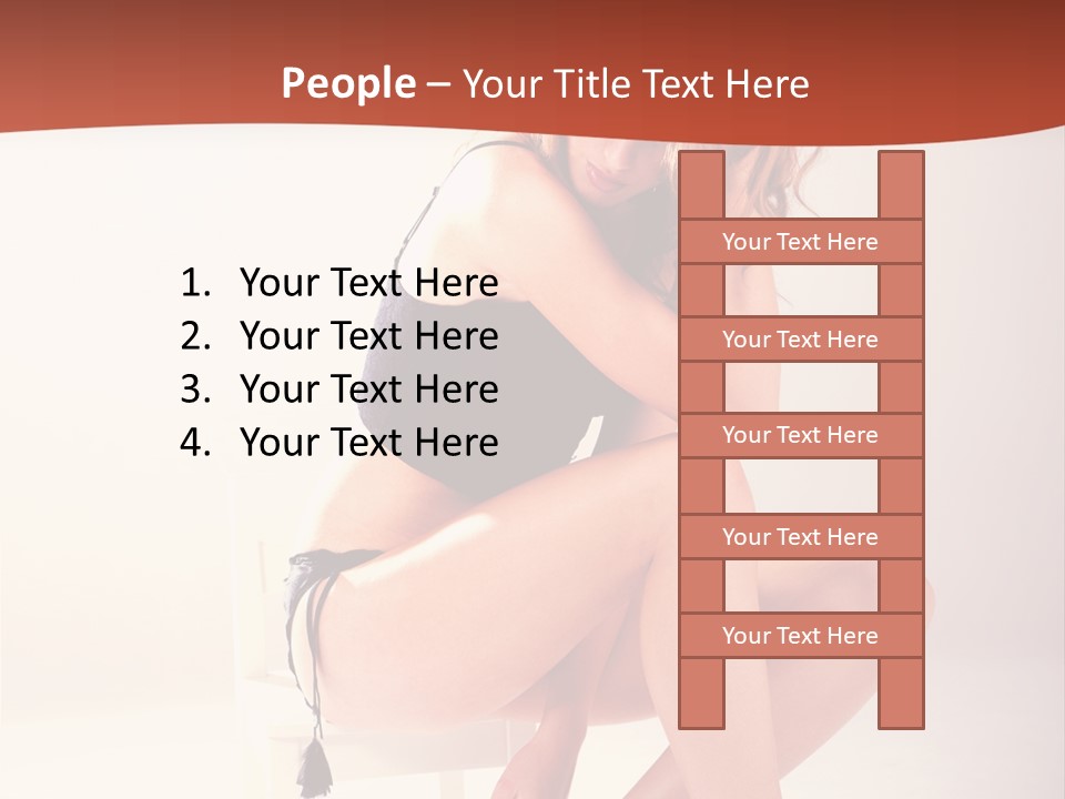 Apparel Shot Lace PowerPoint Template