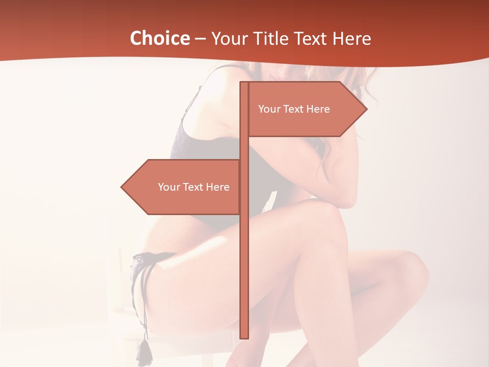 Apparel Shot Lace PowerPoint Template