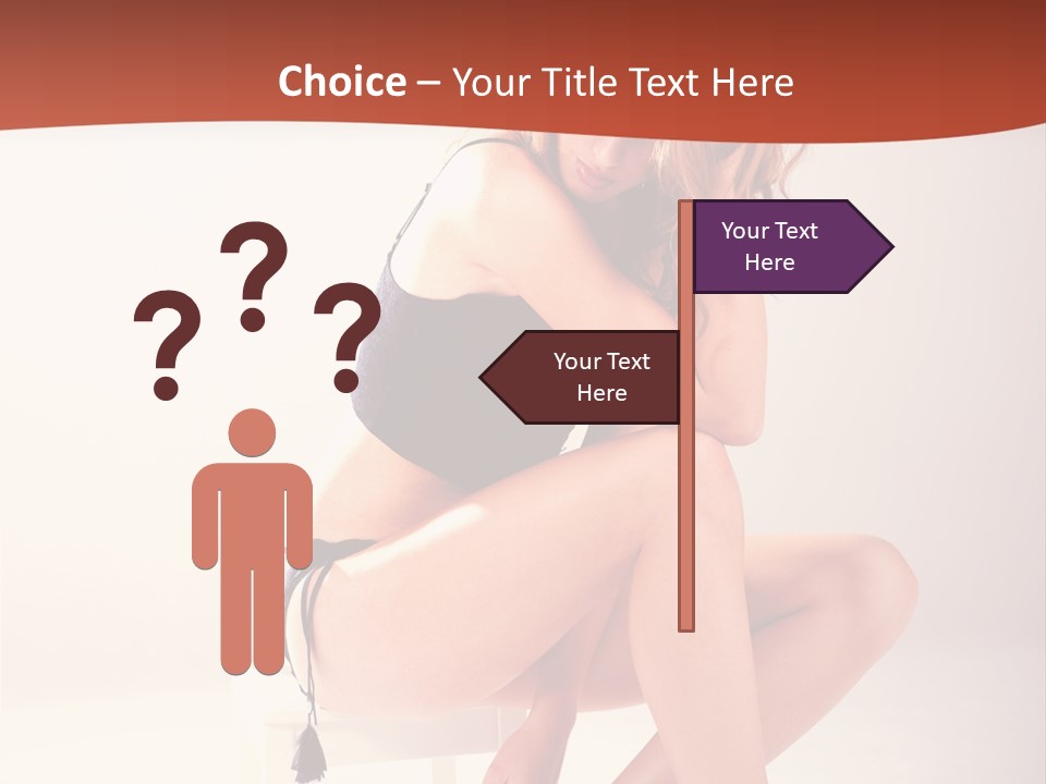 Apparel Shot Lace PowerPoint Template