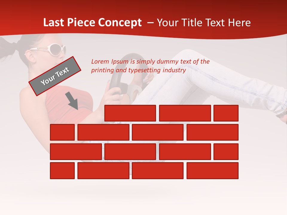 Teenager Humor Glasses PowerPoint Template