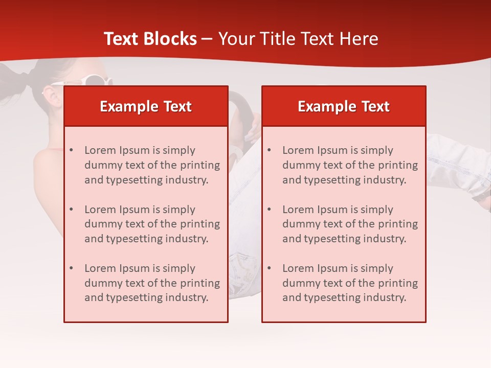 Teenager Humor Glasses PowerPoint Template