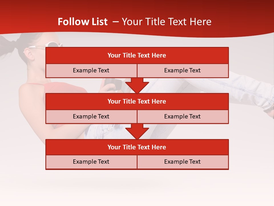 Teenager Humor Glasses PowerPoint Template