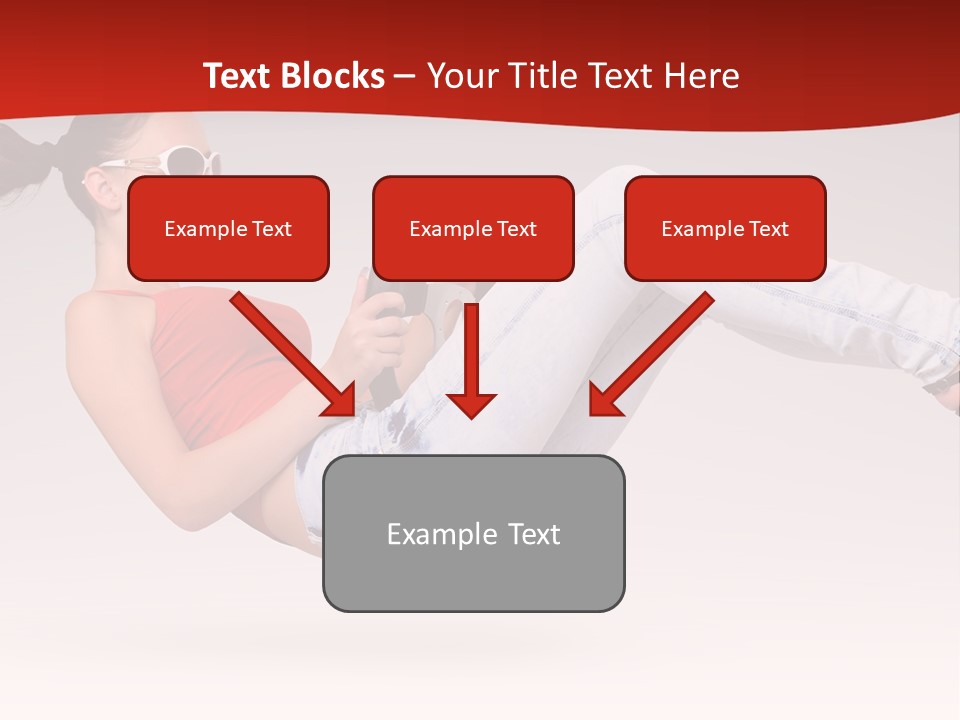 Teenager Humor Glasses PowerPoint Template