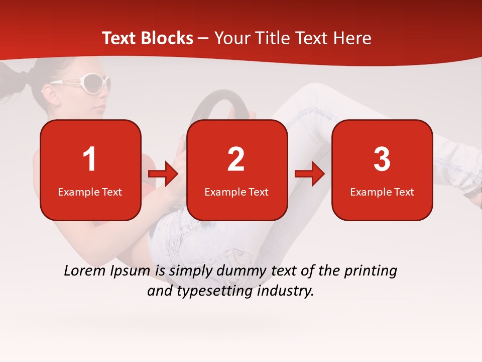 Teenager Humor Glasses PowerPoint Template