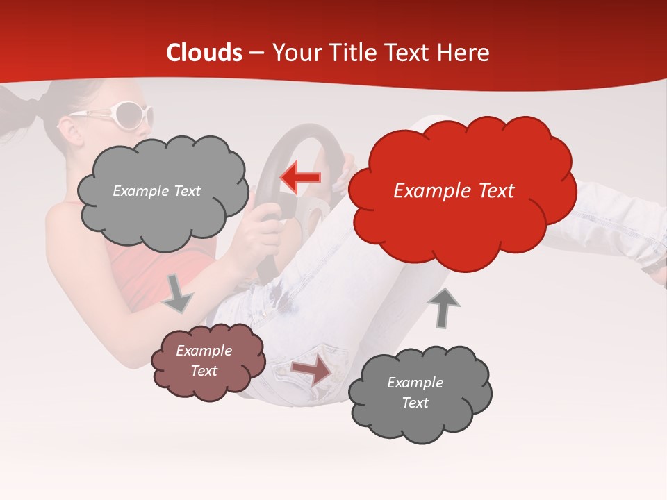 Teenager Humor Glasses PowerPoint Template