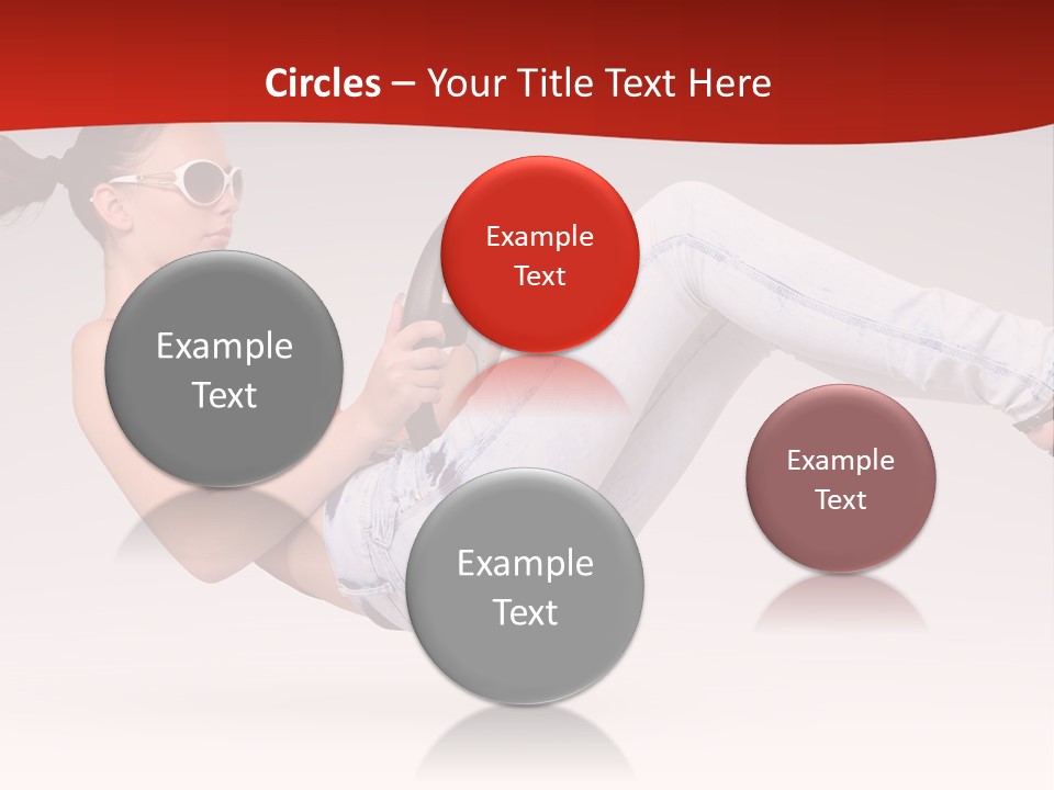 Teenager Humor Glasses PowerPoint Template