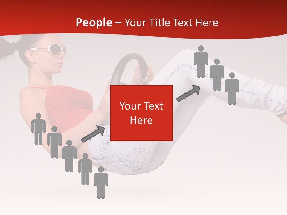 Teenager Humor Glasses PowerPoint Template