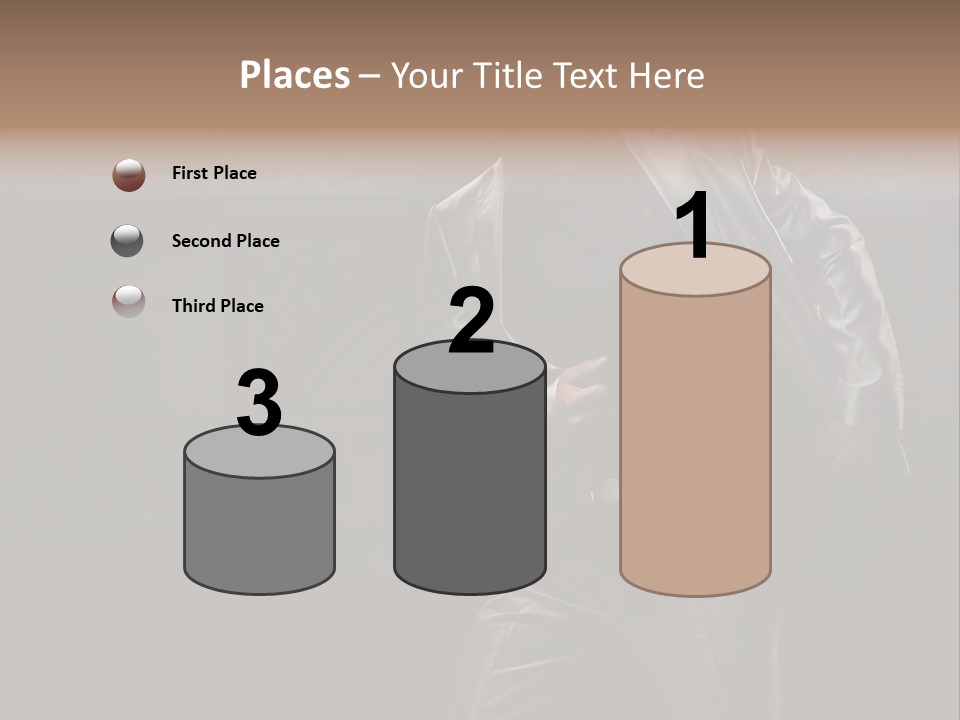 Sexy Tan Pose PowerPoint Template