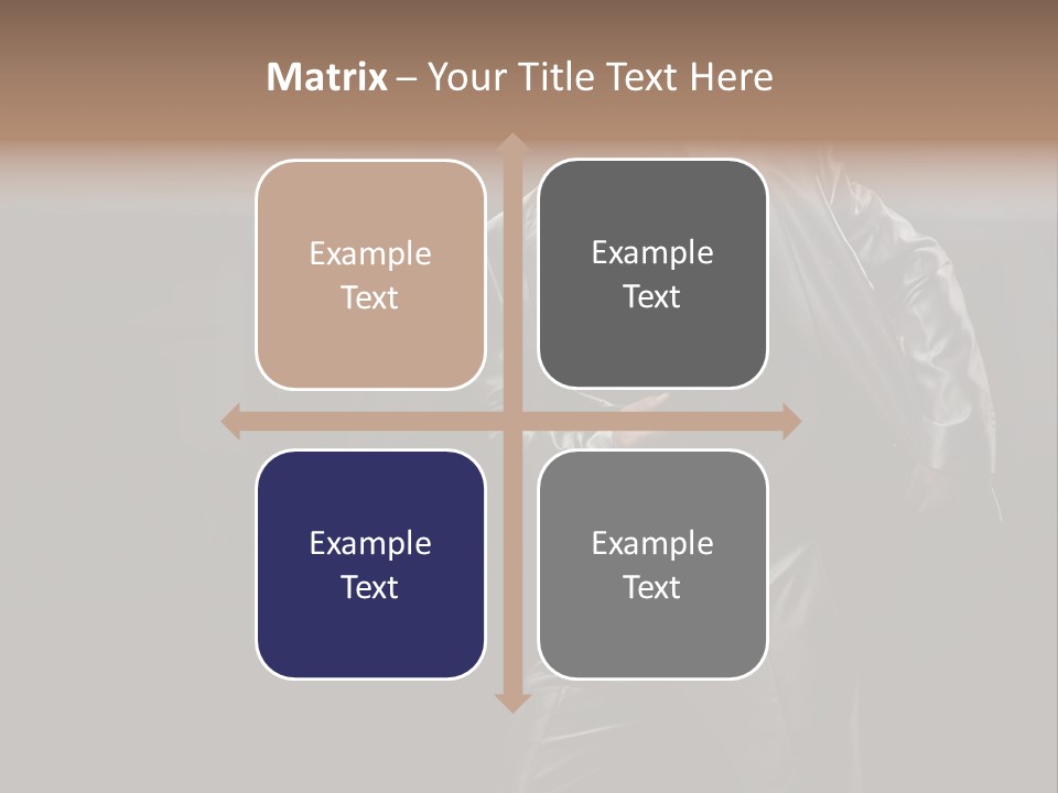 Sexy Tan Pose PowerPoint Template
