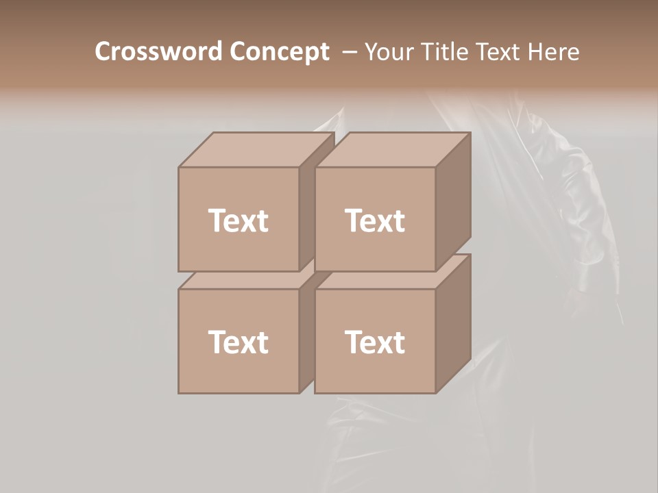 Sexy Tan Pose PowerPoint Template