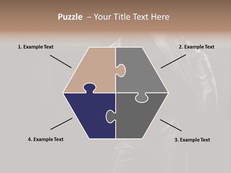 Sexy Tan Pose PowerPoint Template