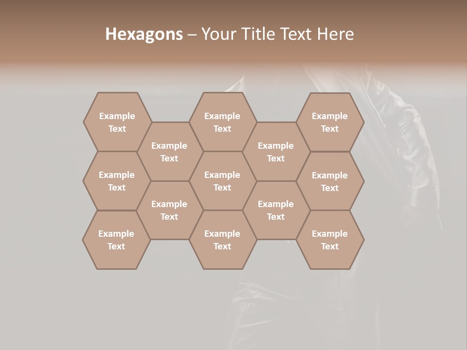 Sexy Tan Pose PowerPoint Template