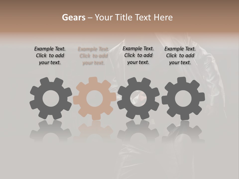 Sexy Tan Pose PowerPoint Template