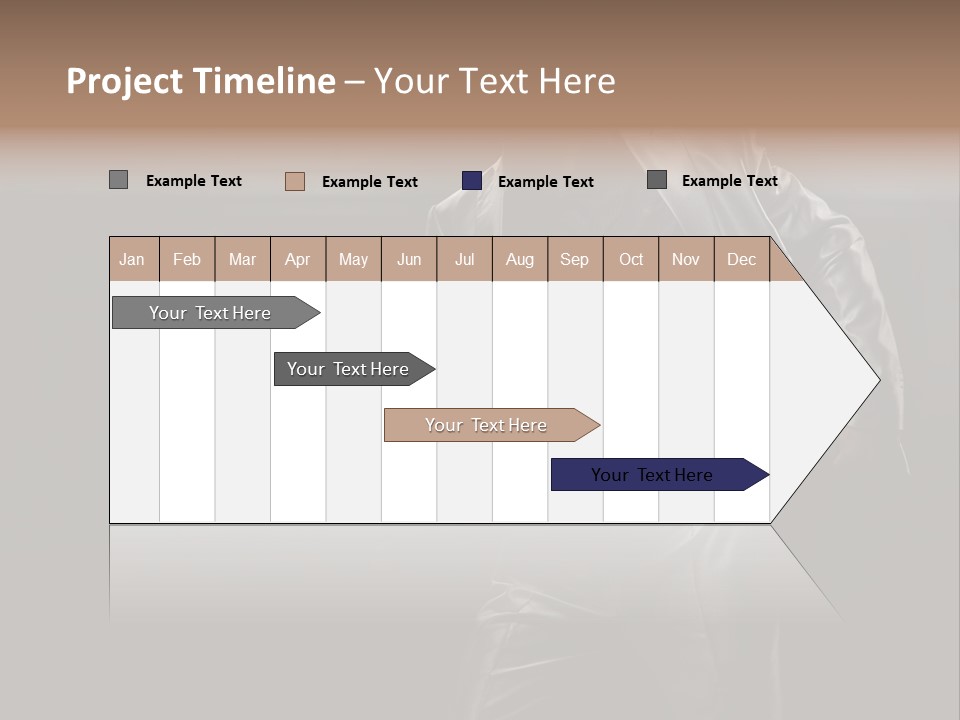 Sexy Tan Pose PowerPoint Template