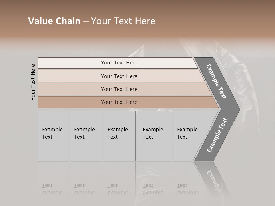 Sexy Tan Pose PowerPoint Template