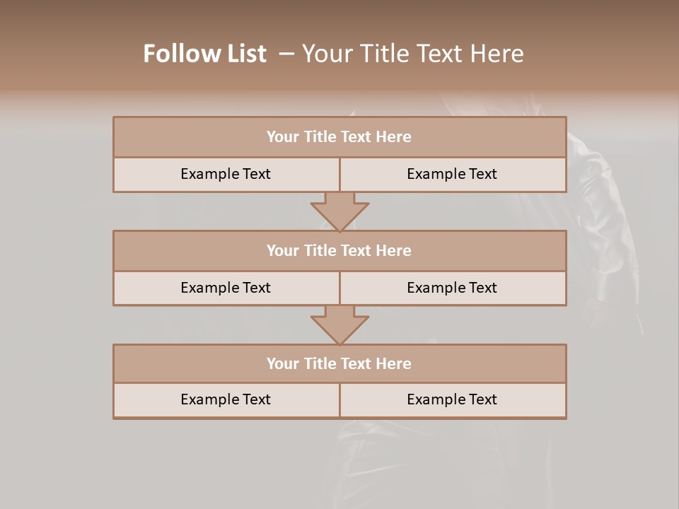 Sexy Tan Pose PowerPoint Template