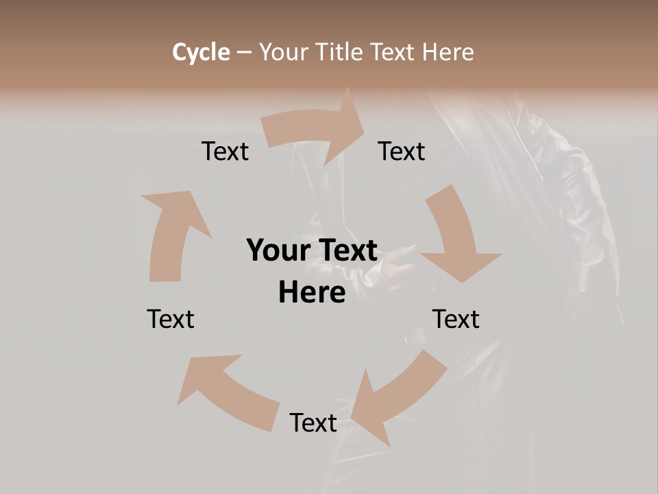Sexy Tan Pose PowerPoint Template