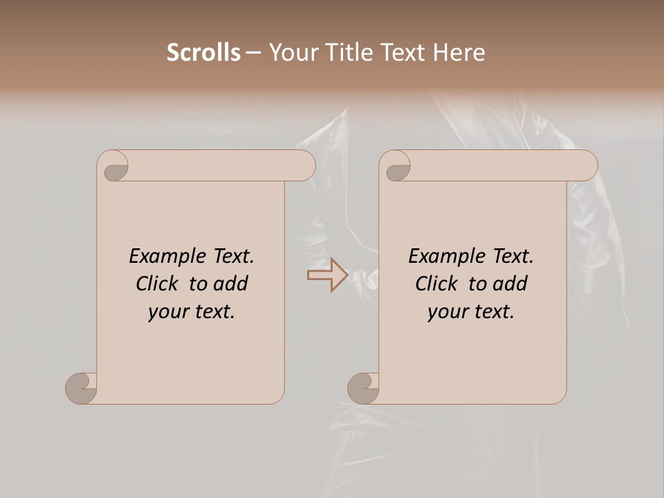 Sexy Tan Pose PowerPoint Template