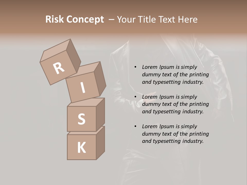 Sexy Tan Pose PowerPoint Template