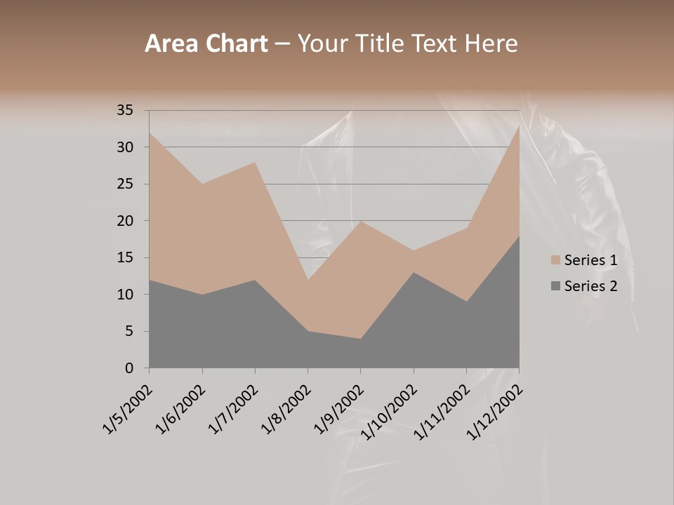 Sexy Tan Pose PowerPoint Template