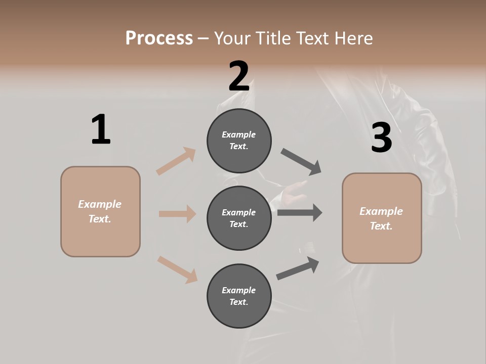 Sexy Tan Pose PowerPoint Template