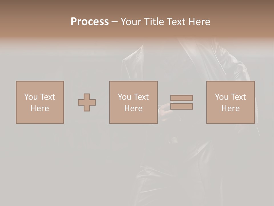 Sexy Tan Pose PowerPoint Template